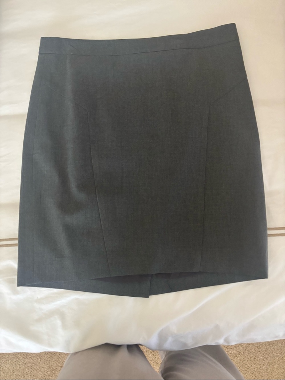 Tea Collection Dark Gray Pencil Skirt - Sleek Office Style